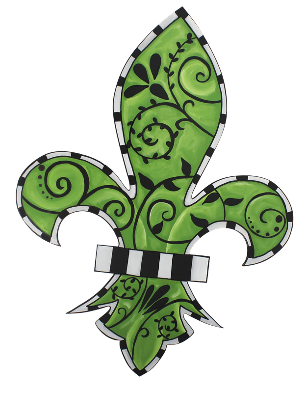 Everyday Scroll Fleur de Lis Insert/Sitter
