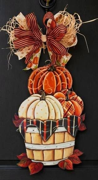 Fall Pumpkins in the Barrel