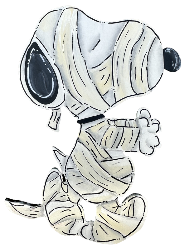 Halloween Snoopy Mummy Insert/sitter