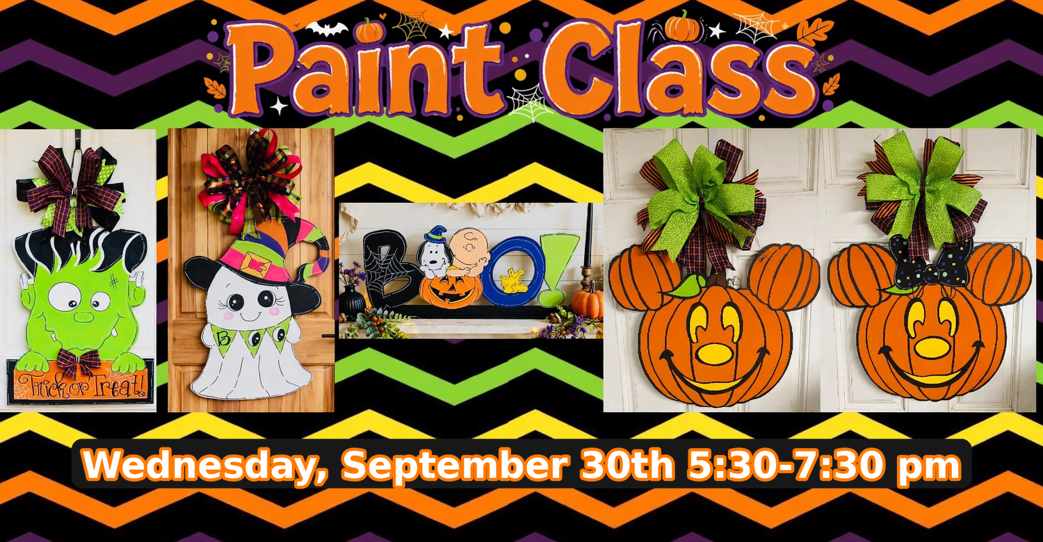 Paint Class-September 30th @5:30-7:30 pm @ Gaslight Diner