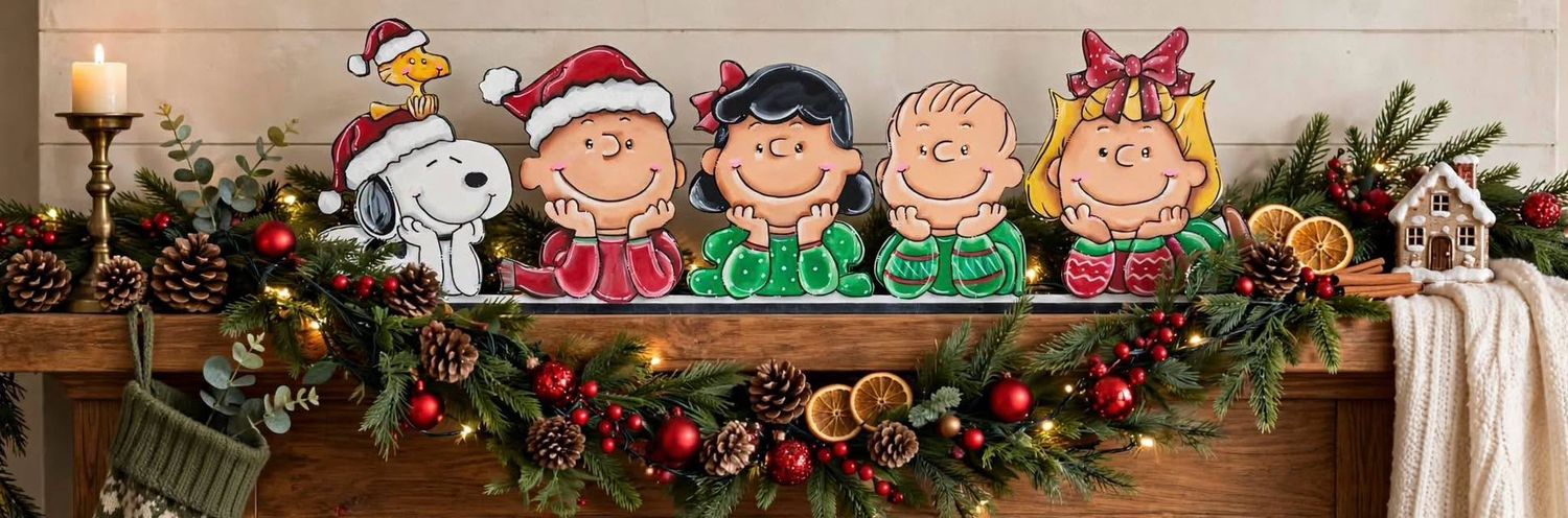 Christmas--Peanut Gang Shelf Sitter