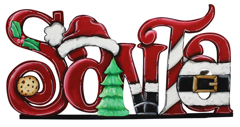 Christmas SANTA Shelf Sitter
