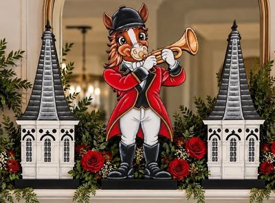 Derby Horse Bugler (22" or more)