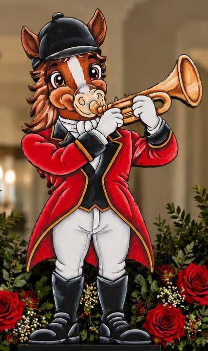 Derby Horse Bugler (22" or more)