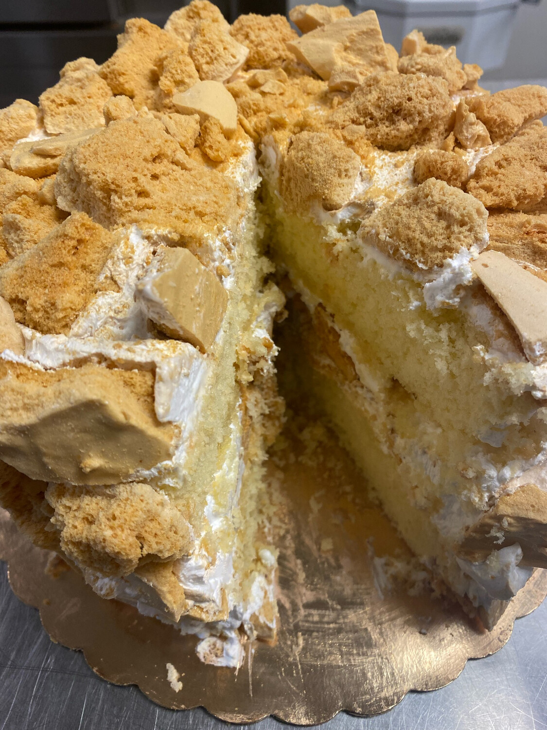 Honeycomb Crunch Cakes