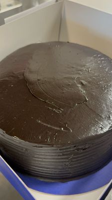Callebaut Dark Fudge Cake