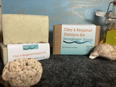 Seagreen Clary Sage & Bergamot Shampoo Bar