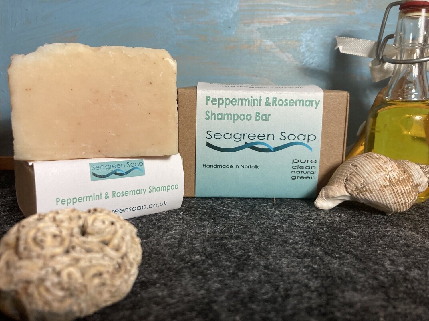 Seagreen Peppermint & Rosemary Shampoo Bar