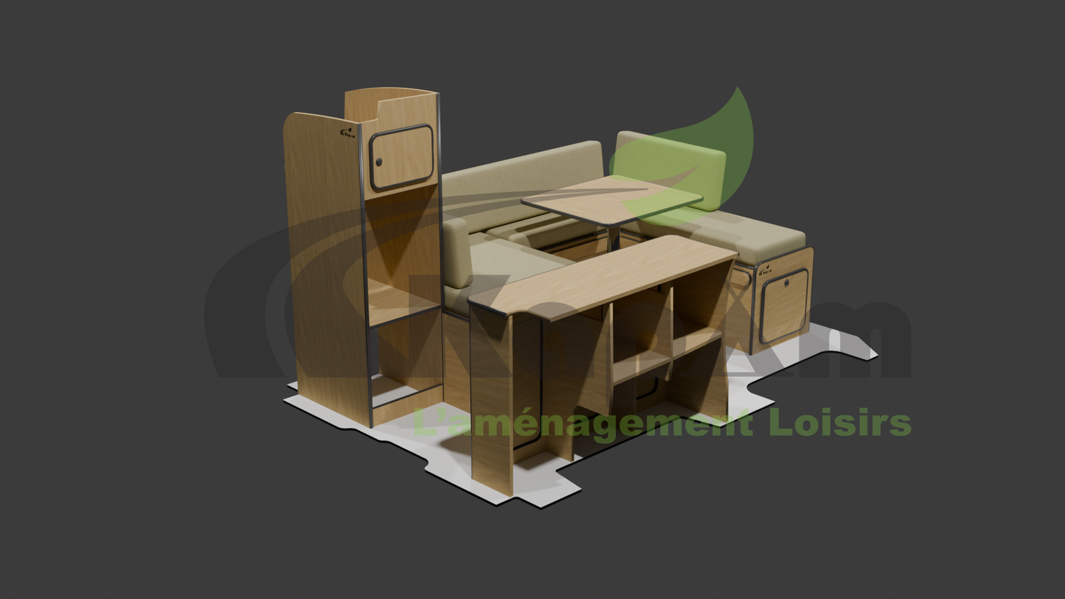 Soft Travel VW T5 T6 L2H1 simple colonne