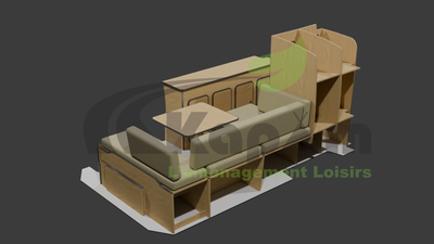 Soft Travel VW T4 modèle long double colonne