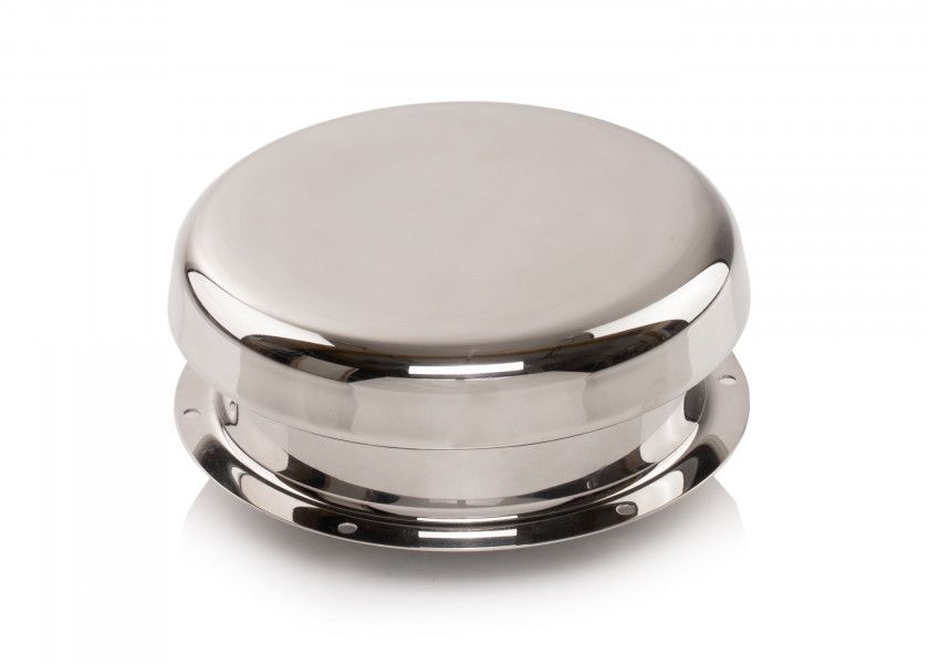 Aérateur de toit stationnaire inox marine avec moustiquaire