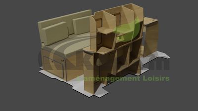 Soft Mado Renault Trafic 3/Opel vivaro (jusqu'à 2020) /Nissan NV300/FIAT Talento modèle LONG