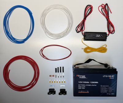 Pack Electric lithium 100Ah bluetooth 1280Wh