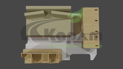 Soft Mado Renault Trafic 3/Opel vivaro (jusqu'à 2020) /Nissan NV300/FIAT Talento modèle LONG