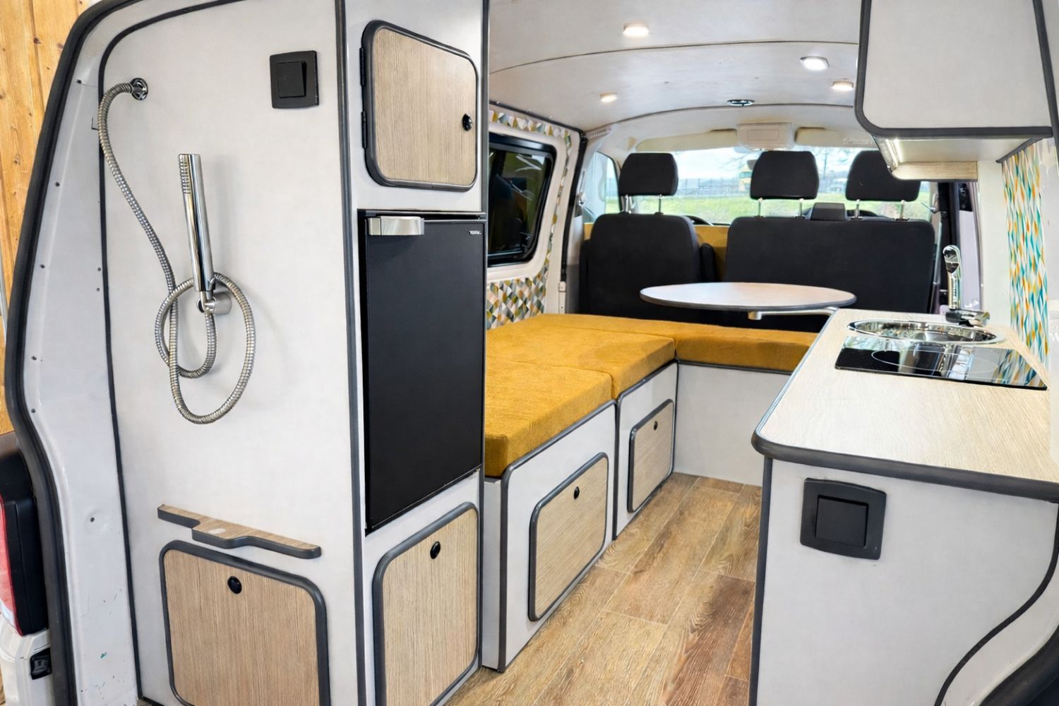 Profitez d'un kit d'aménagement " BEST MADEL" (mobilier stratification bicolore + literie) : COMPLET , à PETIT PRIX !!