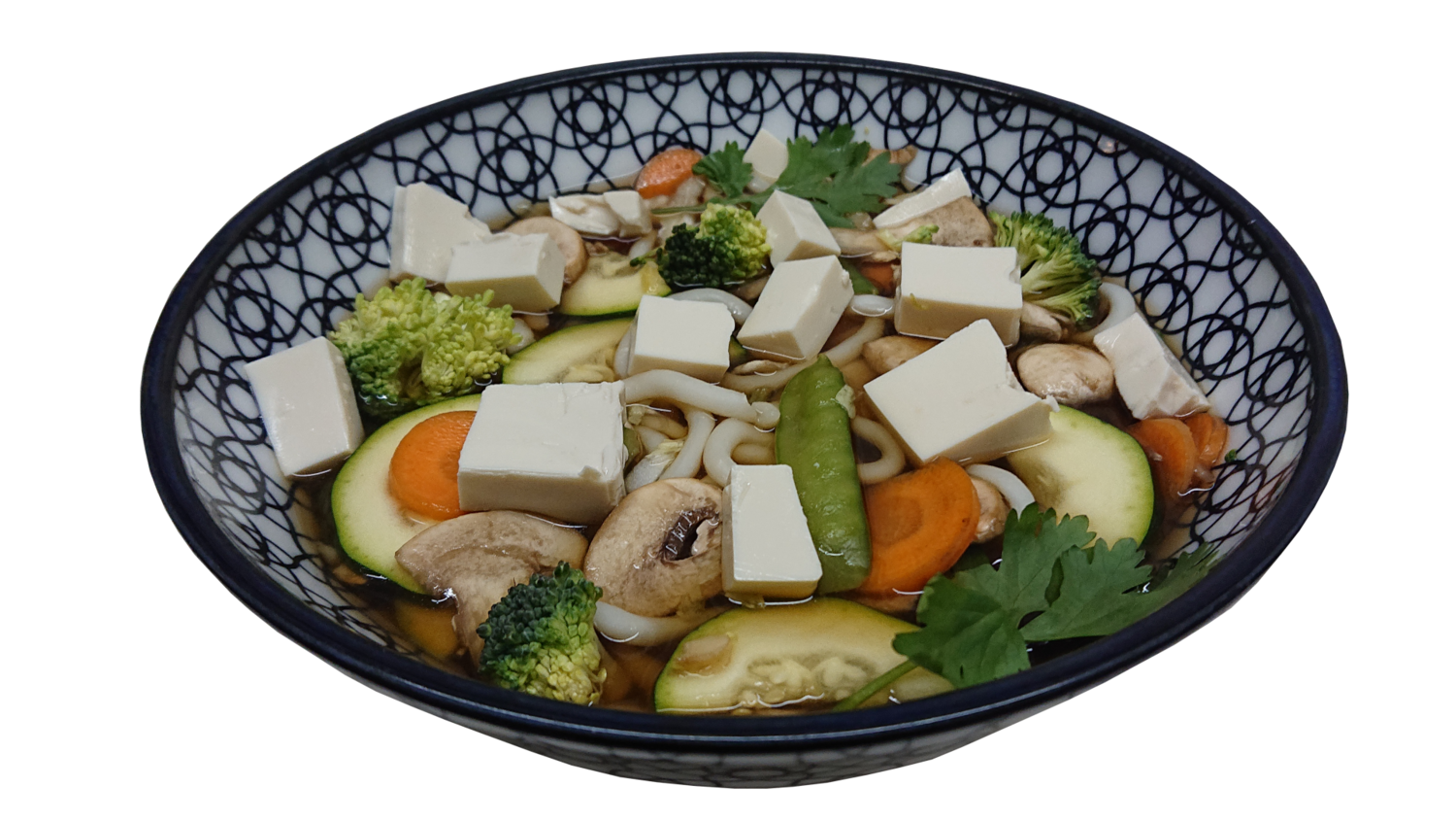 Udonsuppe mit Tofu