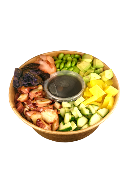 Tako (Oktopus) Poke Bowl