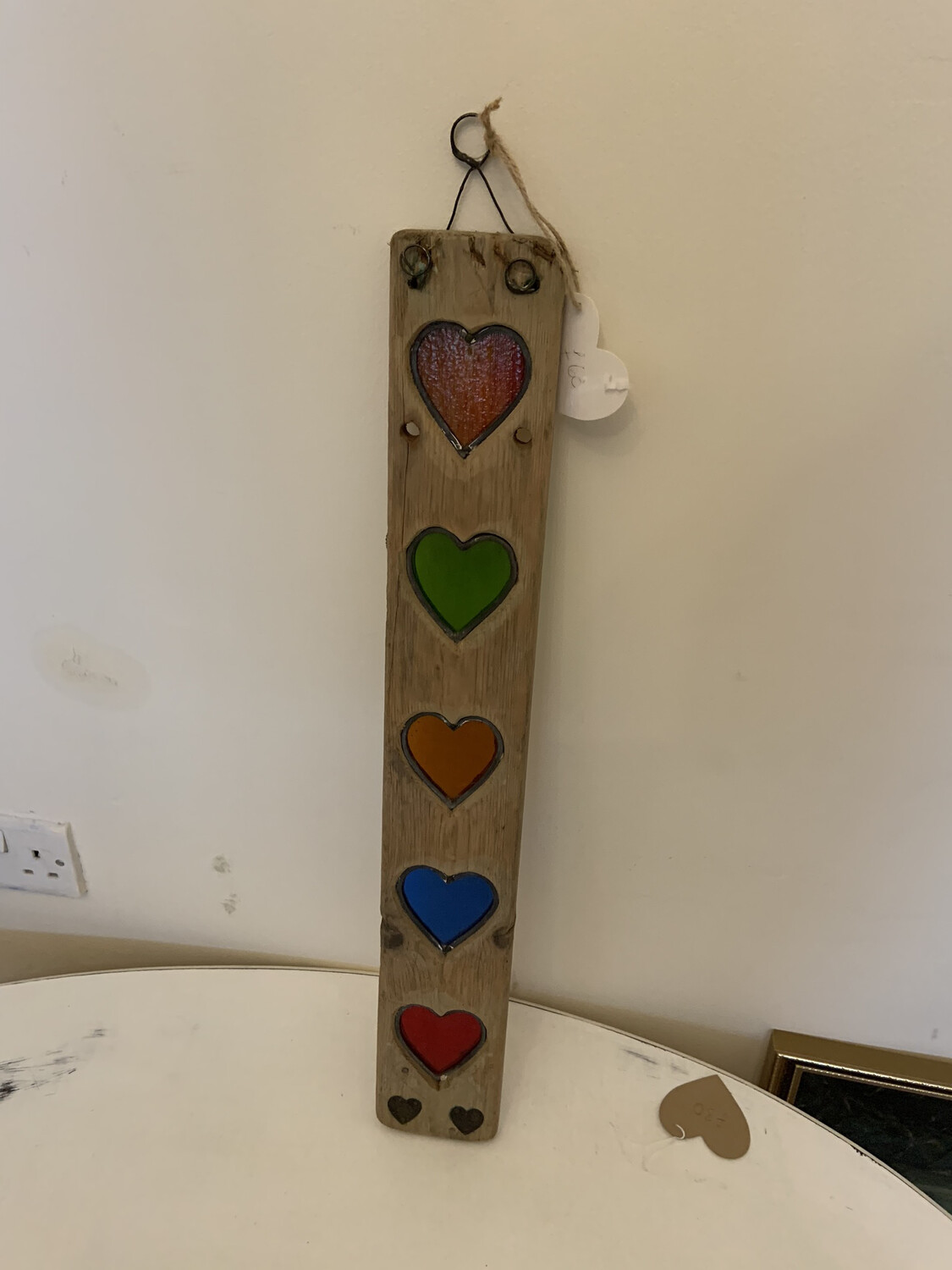 5 Heart Driftwood