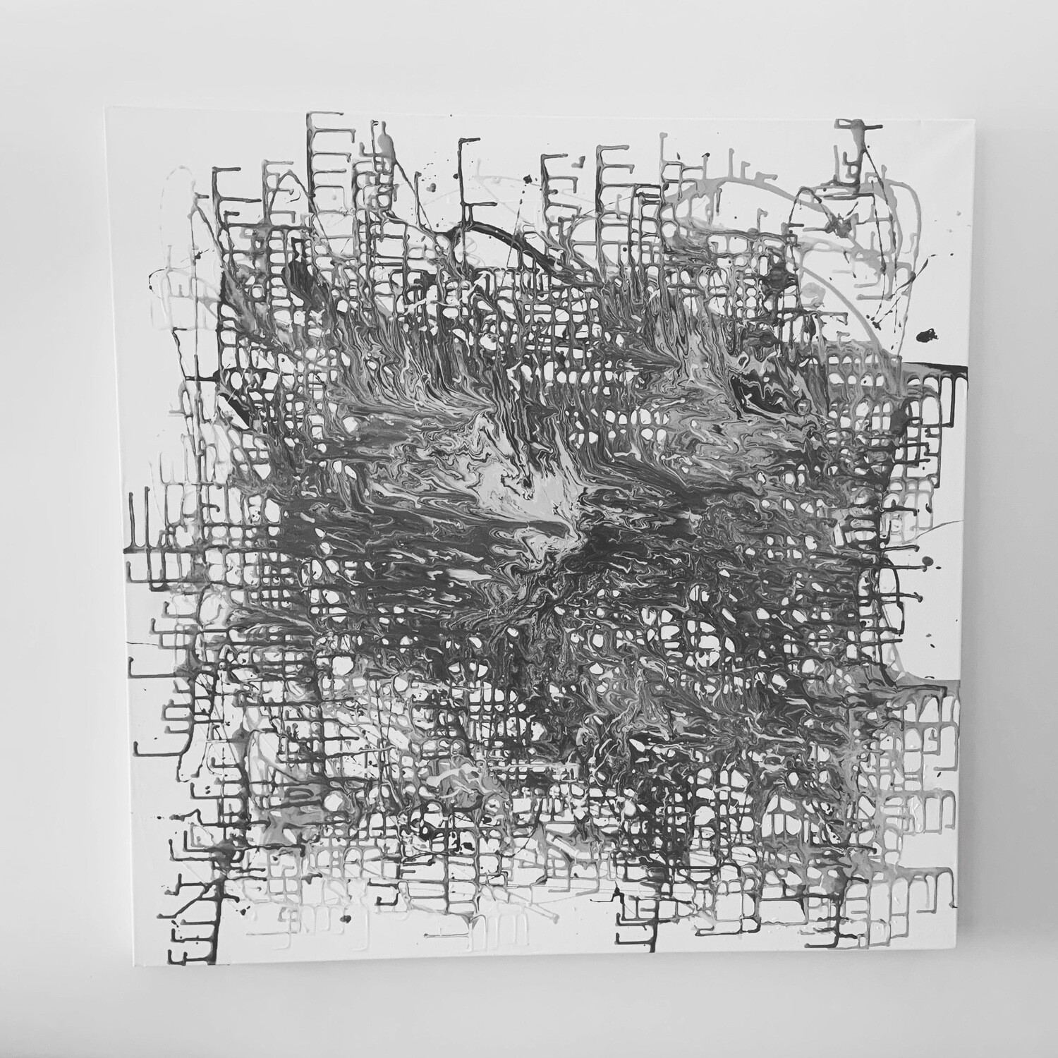 Resin Pour Canvas 90x90cm
