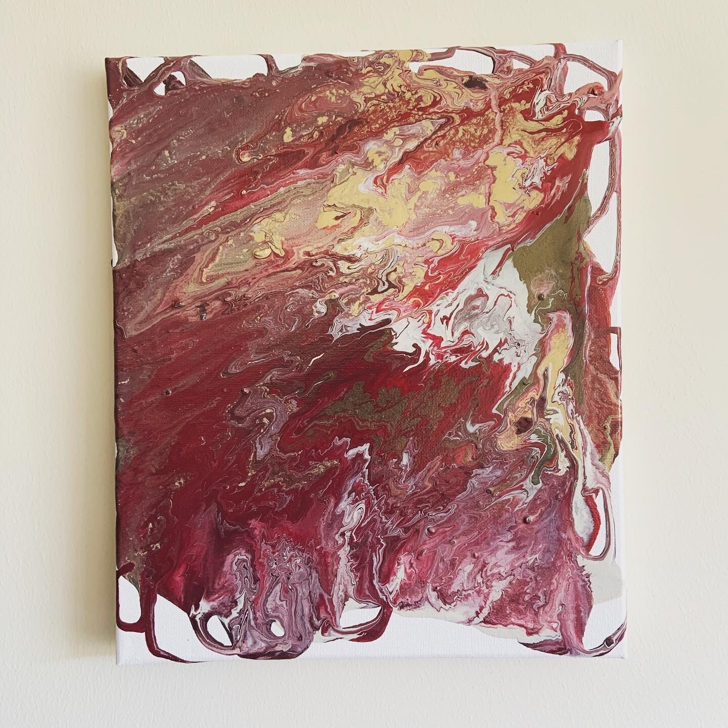 Resin Pour Canvas 30x25cm