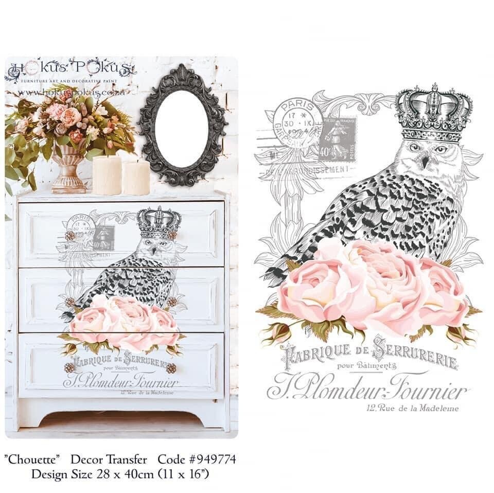 Hokus Pokus - Chouette- Decor Transfer 