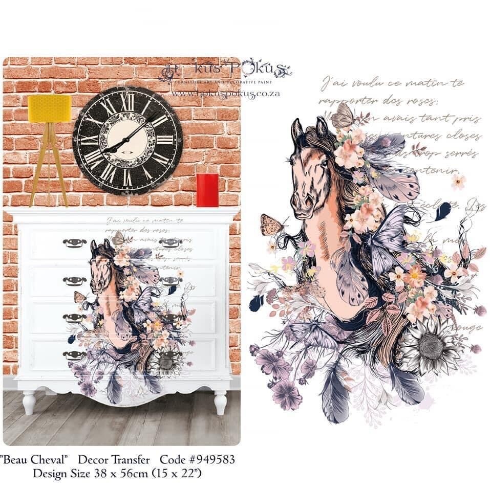 Hokus Pokus - Beau Cheval- Decor Transfer 