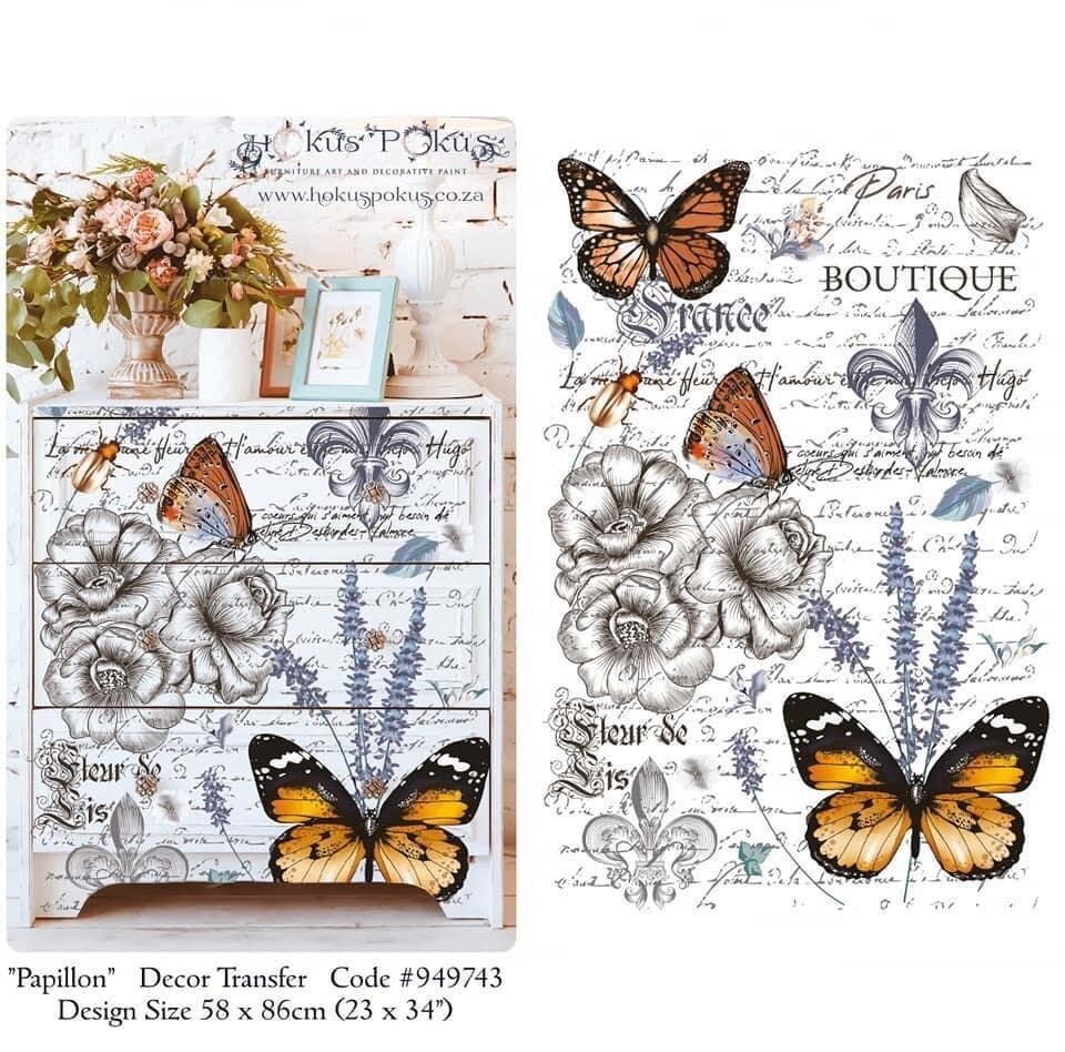 Hokus Pokus - papillon- Decor Transfer