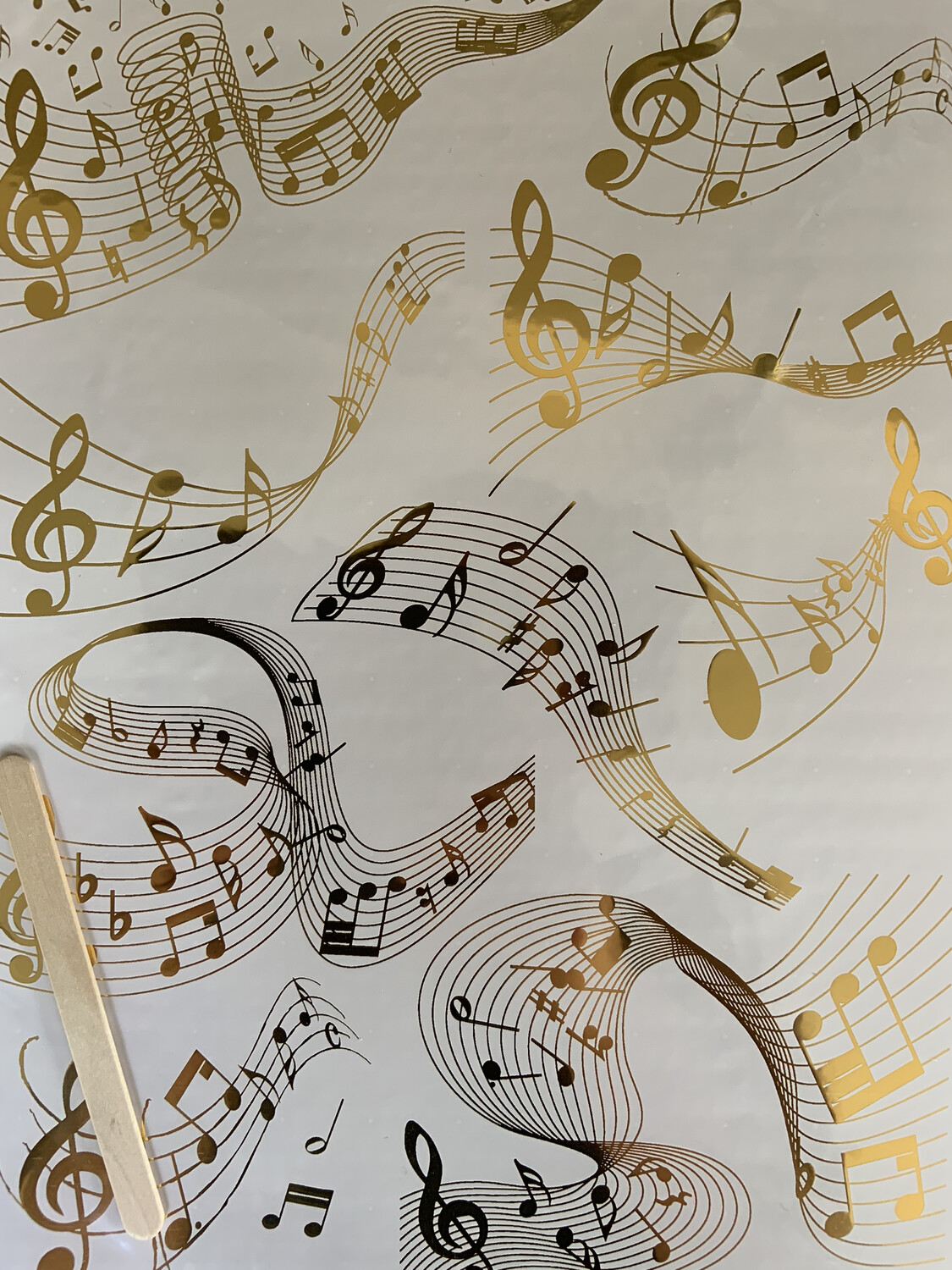 Hokus Pokus - Gold Foil Tun On Music Notes