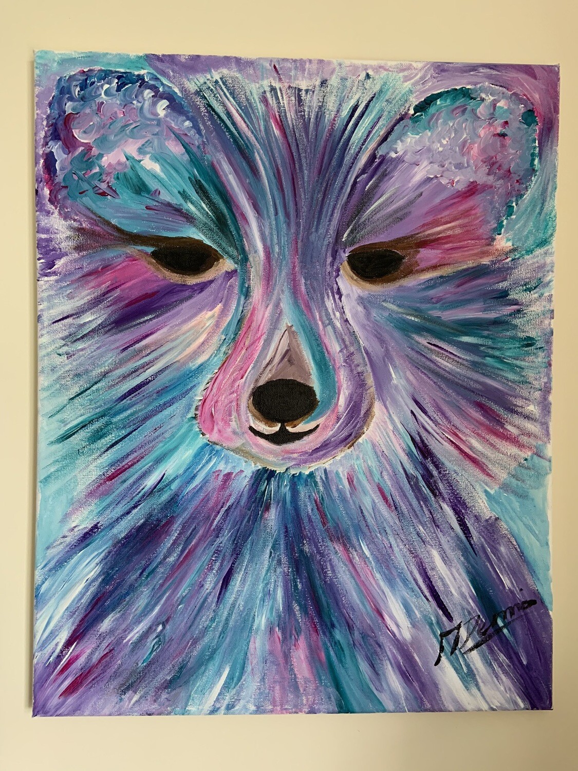 Bear Cub Painting