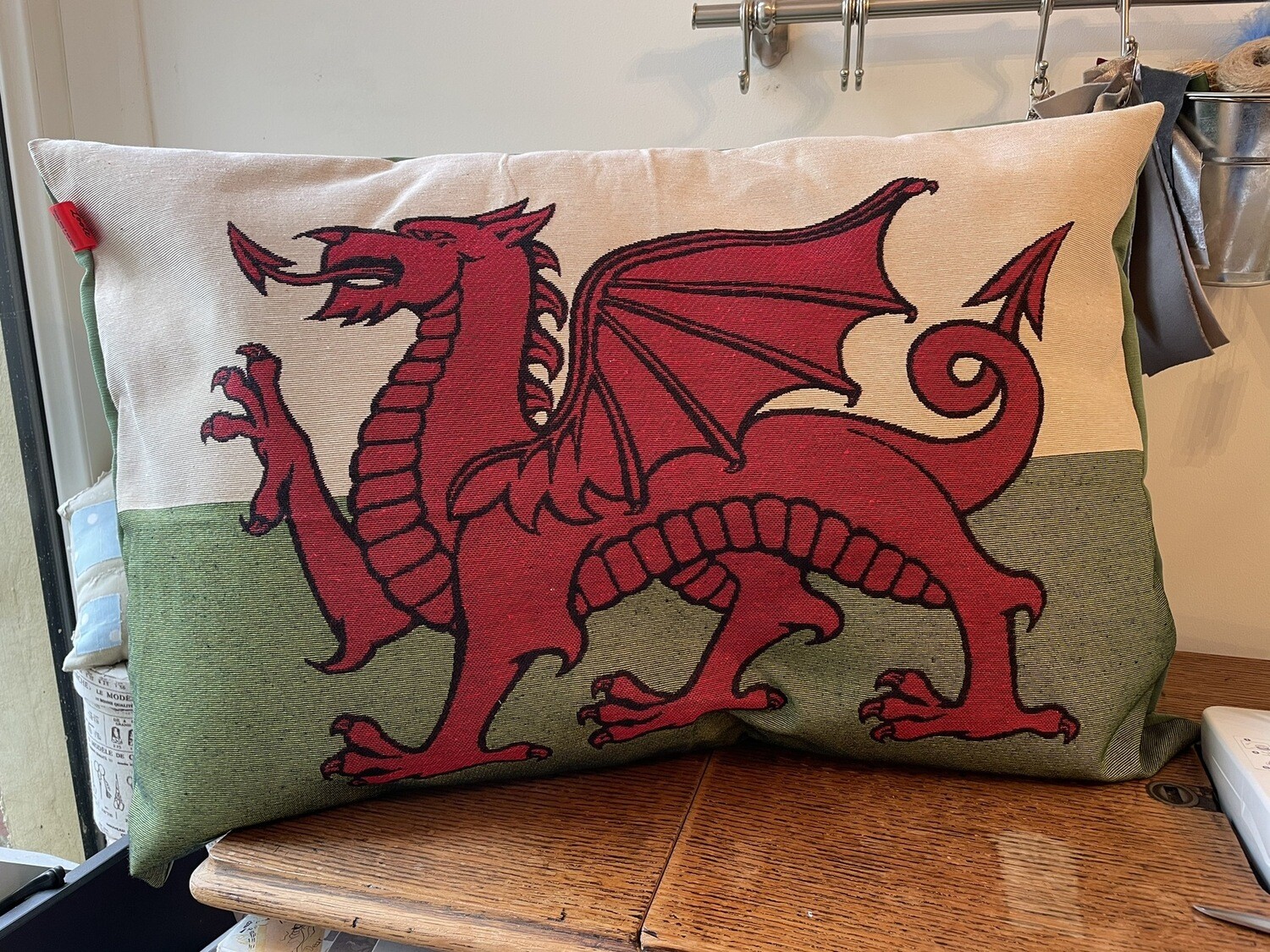 Large Welsh Dragon Cushion