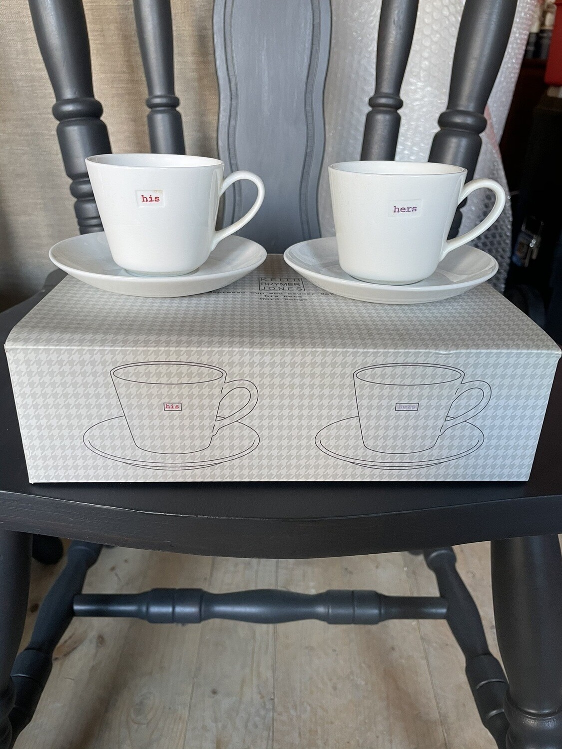 Kieth brymer Jones - His And Hers Expresso Mugs
