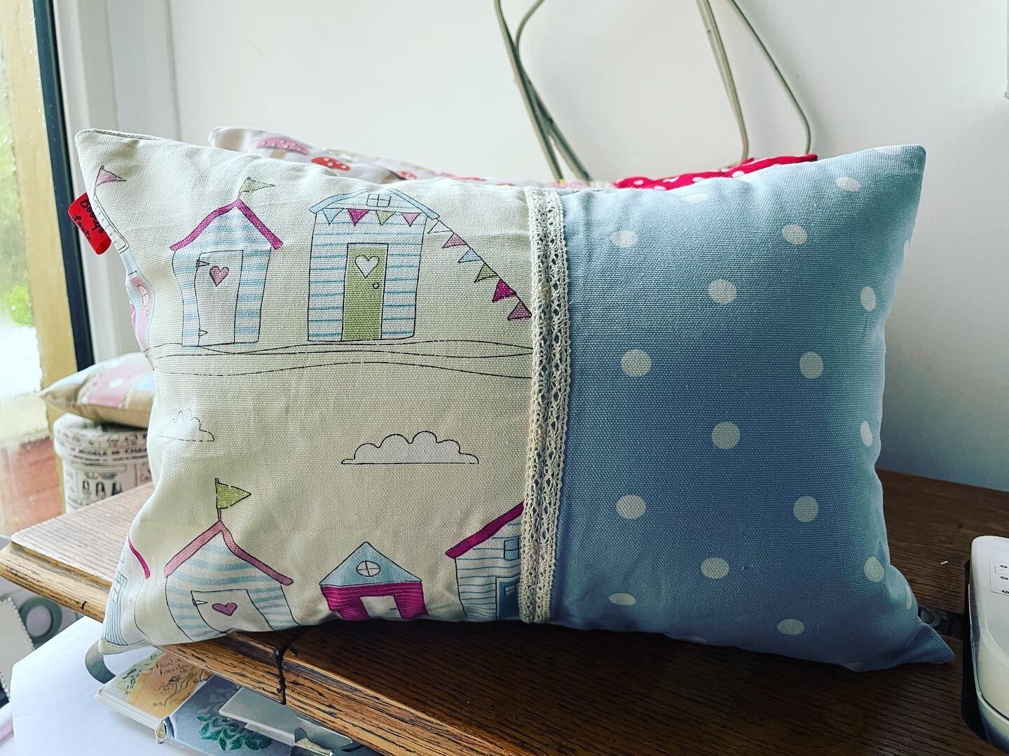 Beach Hut Cushion