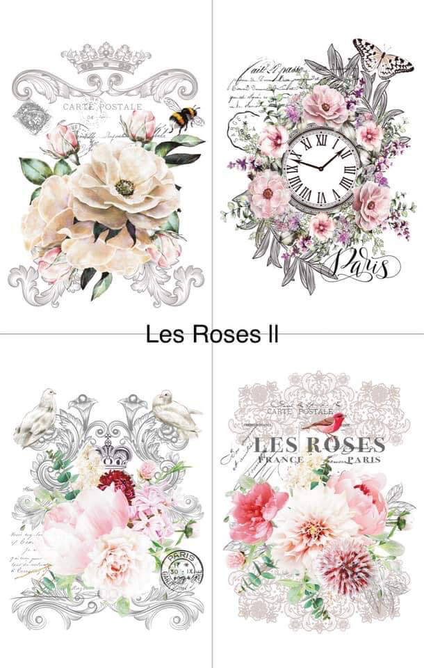 Hokus Pokus Decor Transfer - Les Roses II