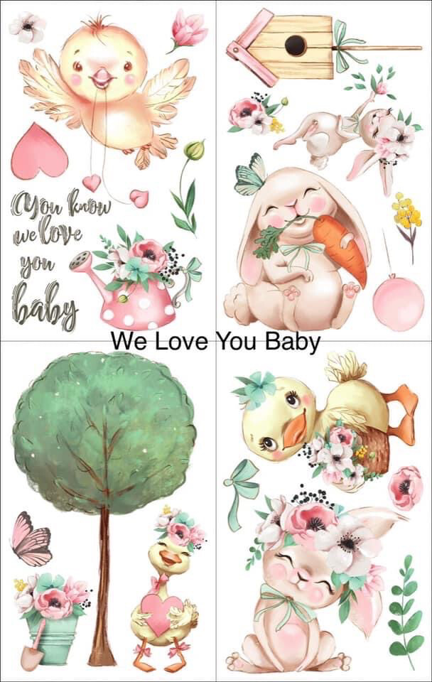 Hokus Pokus Decor Transfer - We Love You Baby