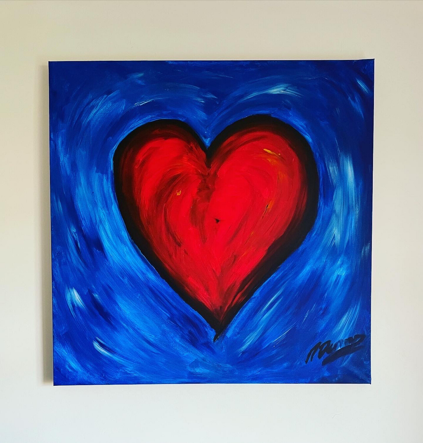 Guarded Heart Painting