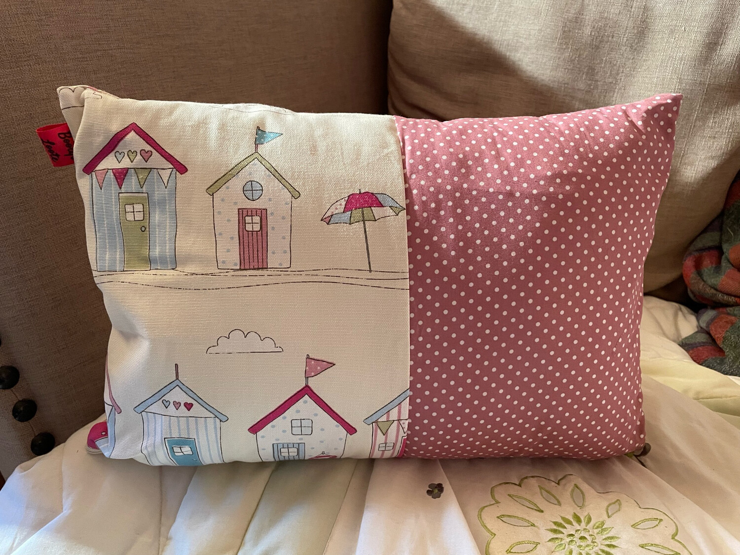 Beach Hut Cushion