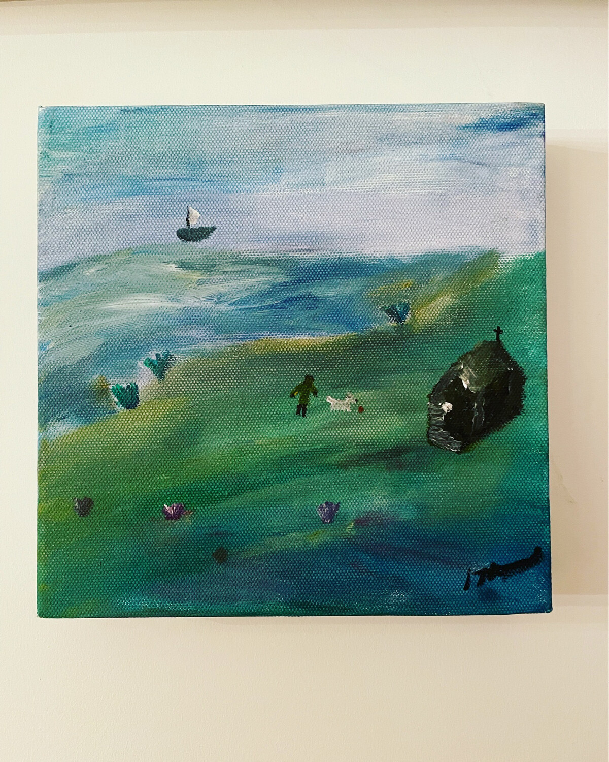 ‘church Ruins On The Cliff’