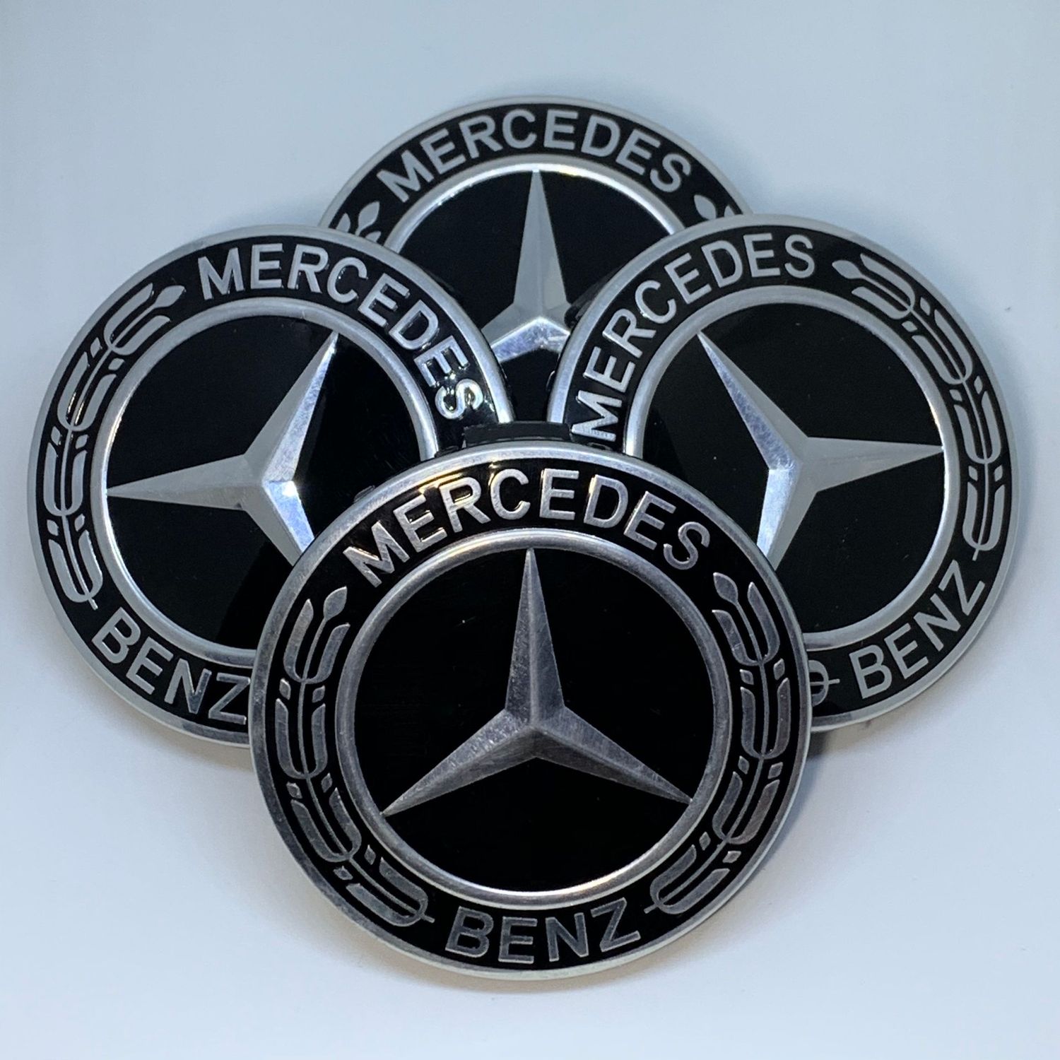 Original Mercedes Radnaben Deckel Satz (4Stk.)