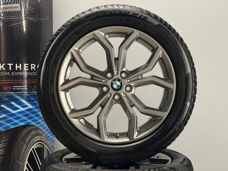 BMW X3 X4 19 Zoll Winterreifen Original Kompletträder 694 G01 G02