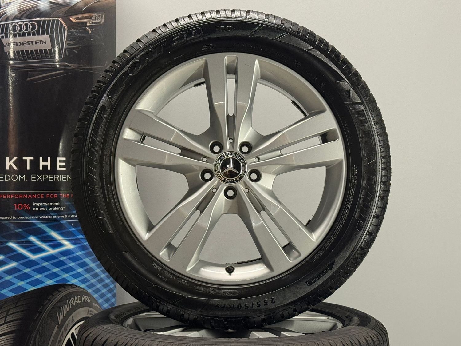 Mercedes GLE 19 Zoll Winterreifen Original Kompletträder W166
