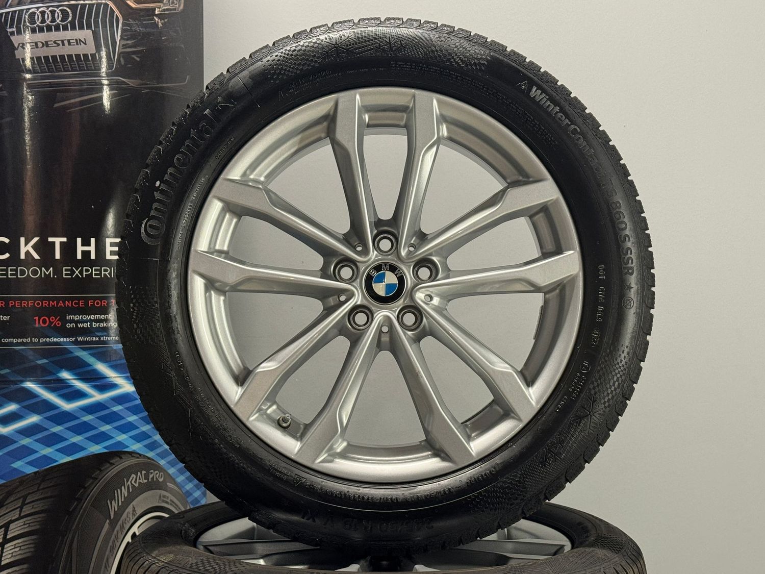 BMW X3 X4 19 Zoll Winterreifen Original Kompletträder 691 G01 G02