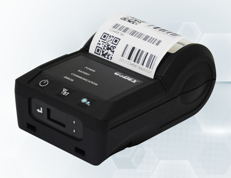GoDEX MX30i 3-inch wide printer with display