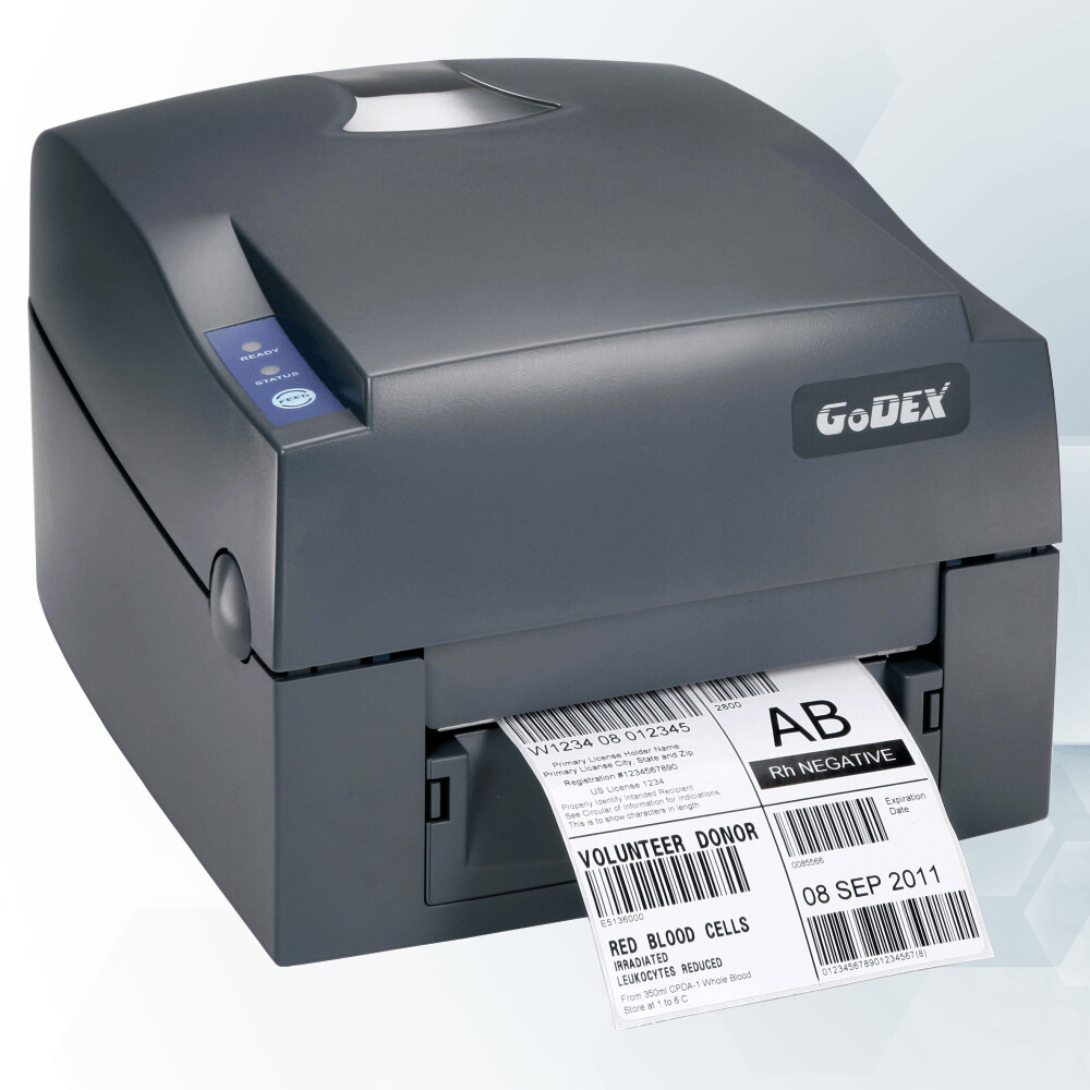 GoDEX G530 UES thermal transfer printer 300dpi