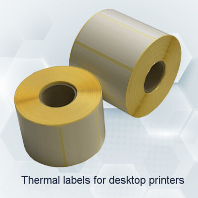 Labels 50 x 108mm thermal paper for desktop printers (Qty 9,000 labels)