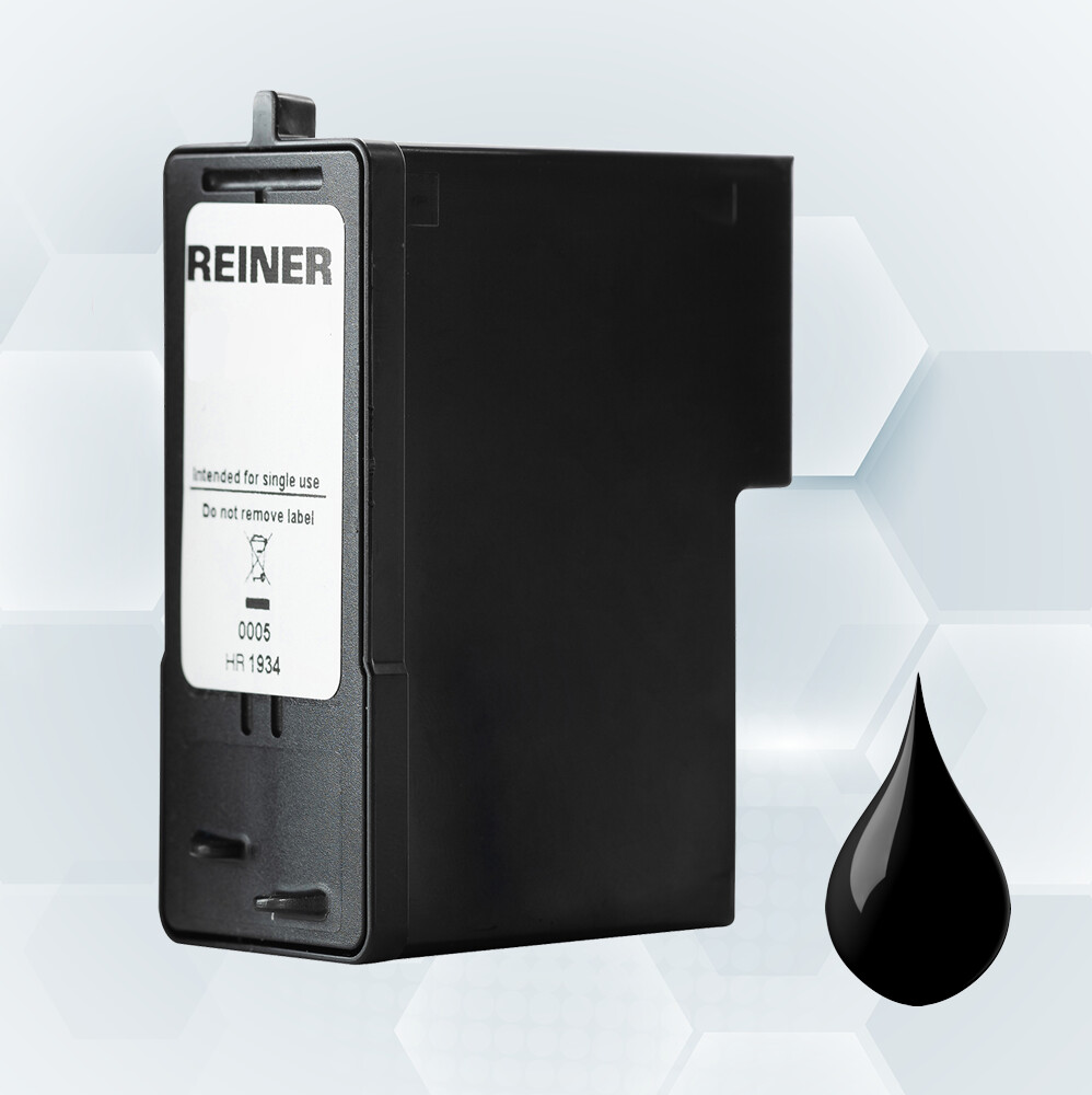 REINER Ink cartridge P3-MP3-BK, jetStamp 970/REINER 940 Standard Solvent-Based Black