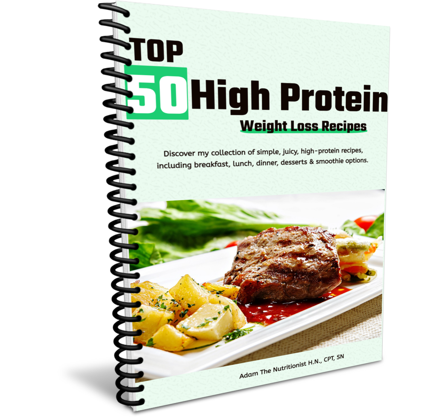 50+ High Protein Recipes With Meal Plan