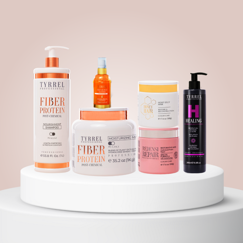 1. Big Set for Damaged and Porous Hair/ Before Chemical Treatments