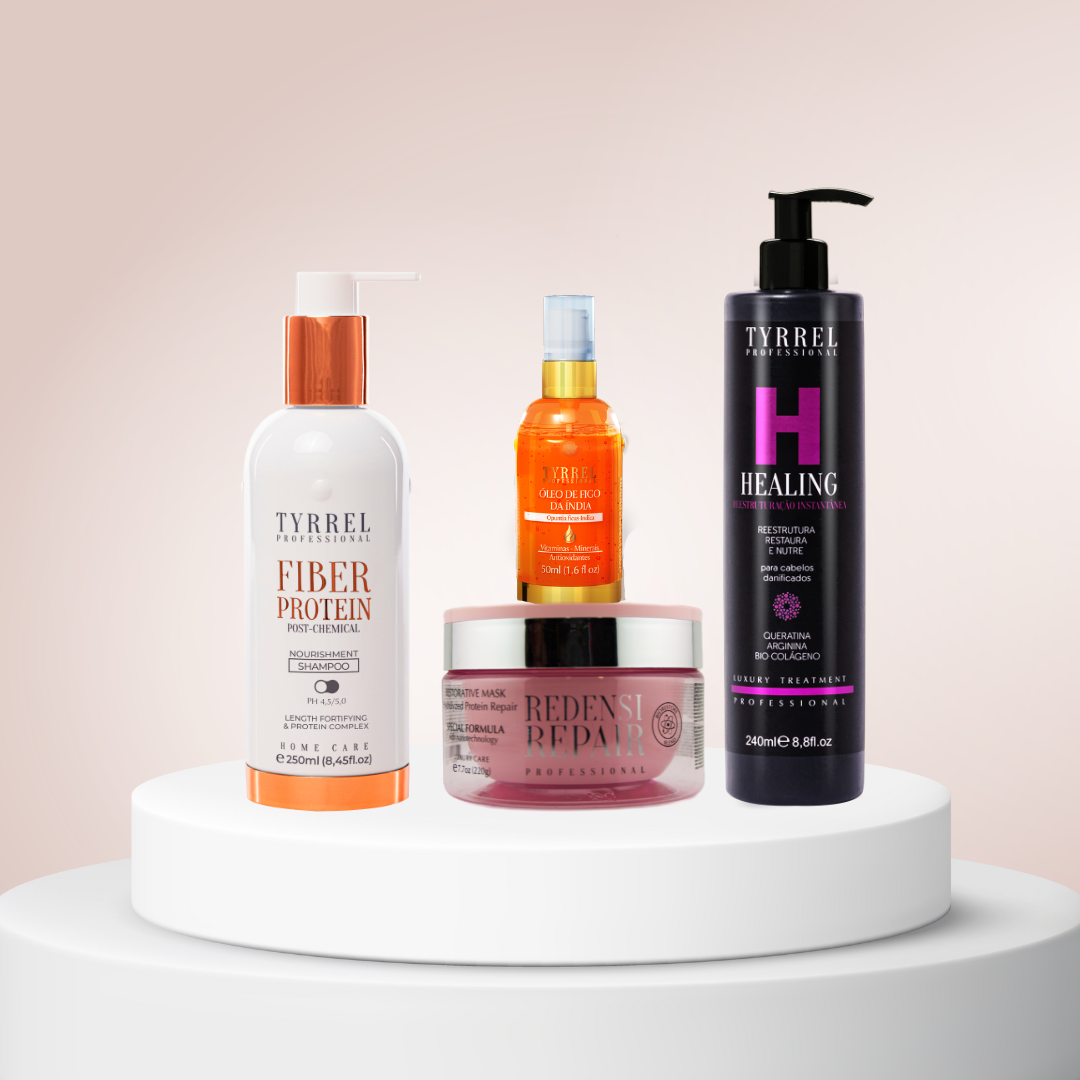 2. Small Set For Dry, Straightened, Bleached and Colored Hair (Hair Discipline)
