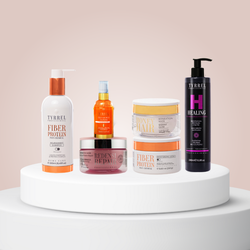 1. Small Set for Damaged and Porous Hair/ Before Chemical Treatments