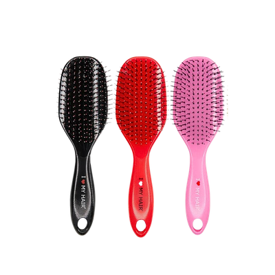 Hair Brush “I Love My Hair” for gentle hair care (L)